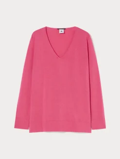 Online Marina Rinaldi Wool sweater FUCHSIA