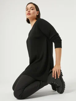 Sale Marina Rinaldi Wool sweater BLACK
