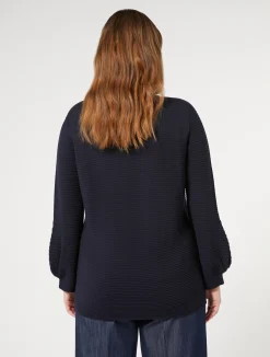 Best Marina Rinaldi Wool sweater MIDNIGHTBLUE