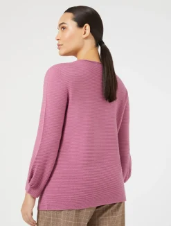 New Marina Rinaldi Wool sweater CYCLAMEN