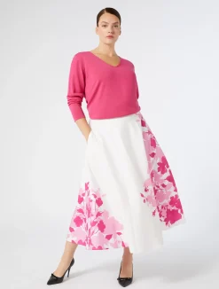Online Marina Rinaldi Wool sweater FUCHSIA