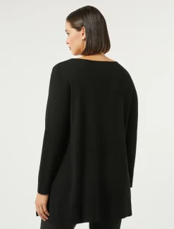 Sale Marina Rinaldi Wool sweater BLACK