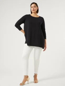 Clearance Marina Rinaldi Wool sweater MIDNIGHTBLUE