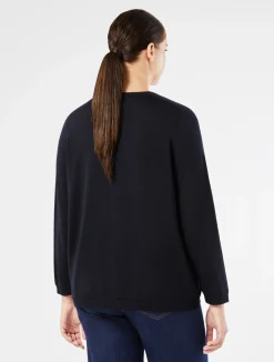 Fashion Marina Rinaldi Wool yarn sweater ULTRAMARINE