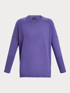 Best Marina Rinaldi Wool yarn sweater PURPLE