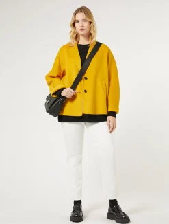 Outlet Marina Rinaldi Wool yarn sweater BLACK