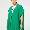 New Marina Rinaldi Wool-blend cape EMERALD