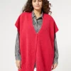 Fashion Marina Rinaldi Wool-blend cape SHOCKINGPINK