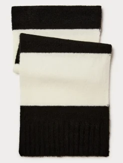 Outlet Marina Rinaldi Wool-blend scarf BLACK
