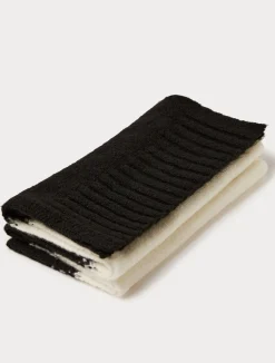Outlet Marina Rinaldi Wool-blend scarf BLACK