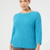 New Marina Rinaldi Wool-blend sweater TURQUOISE
