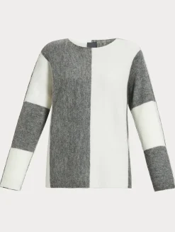 Outlet Marina Rinaldi Wool-blend sweater MEDIUMGREY