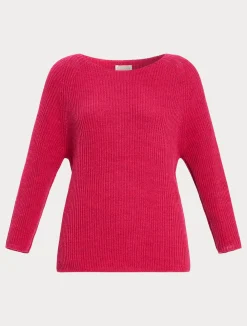 Discount Marina Rinaldi Wool-blend sweater SHOCKINGPINK