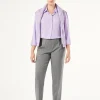 Clearance Marina Rinaldi Yarn-dyed fabric trousers AVIO