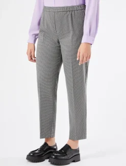 Clearance Marina Rinaldi Yarn-dyed fabric trousers AVIO